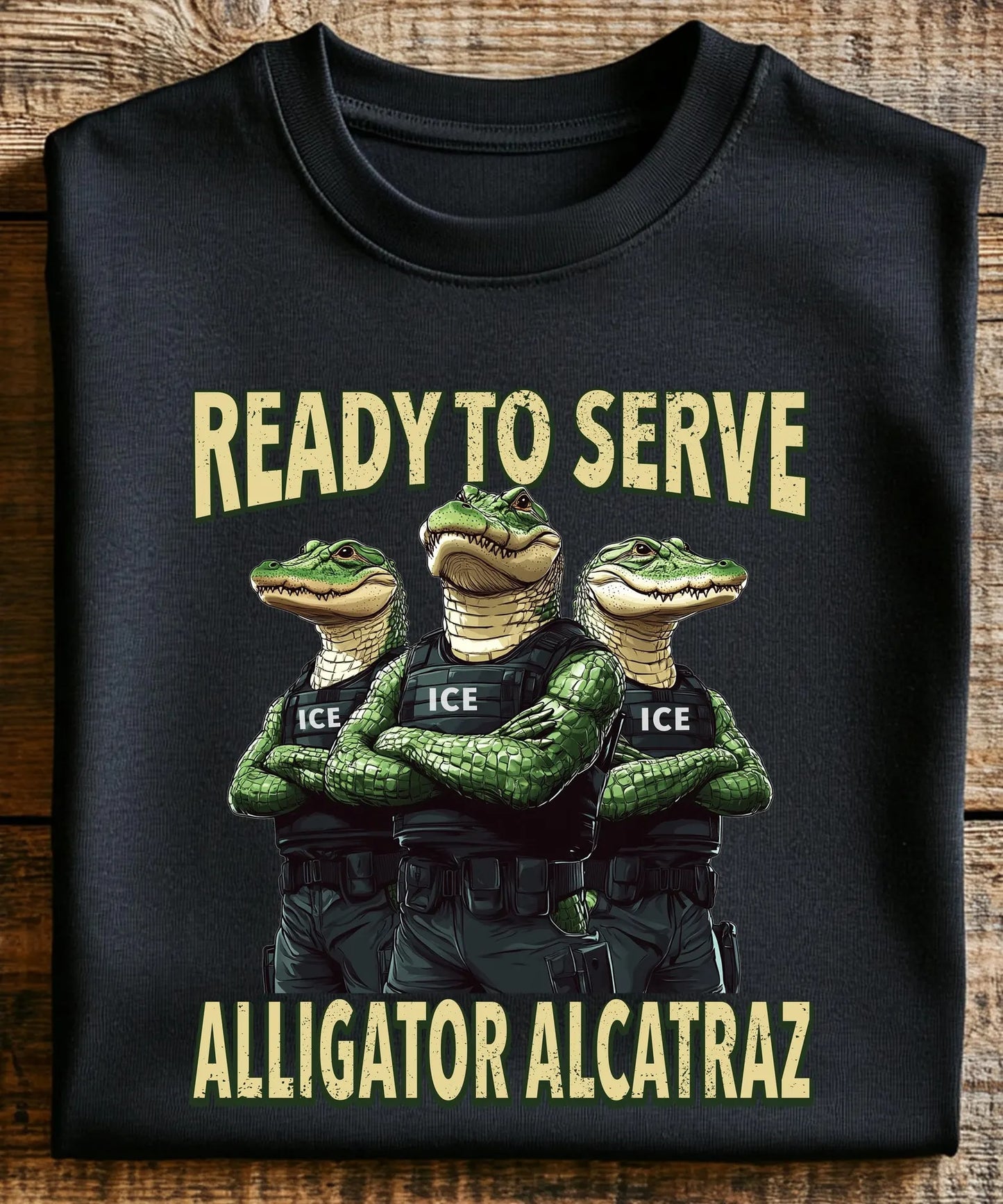 Alligator Alcatraz Funny Florida Everglades