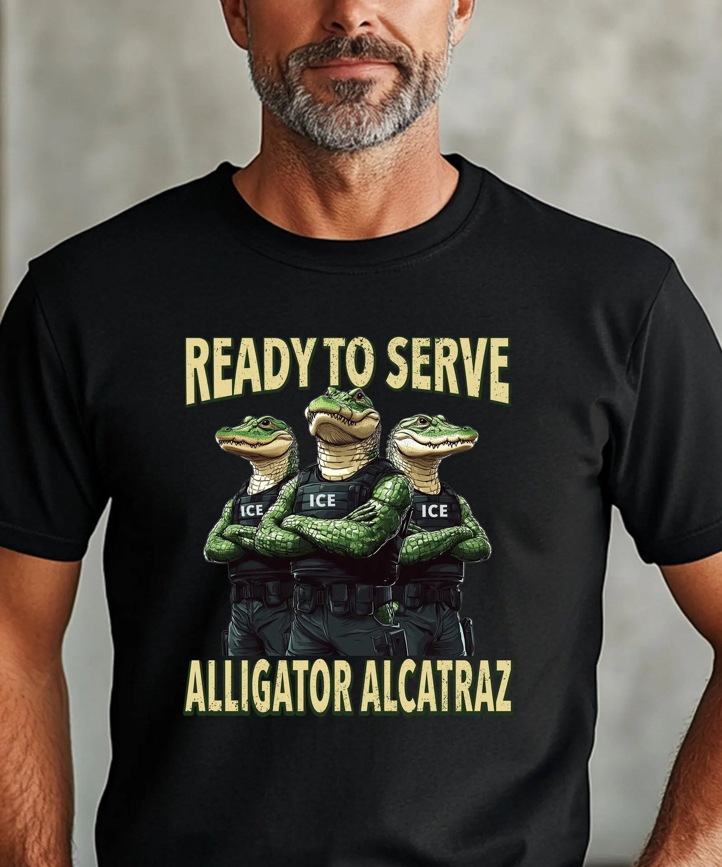 Alligator Alcatraz Funny Florida Everglades