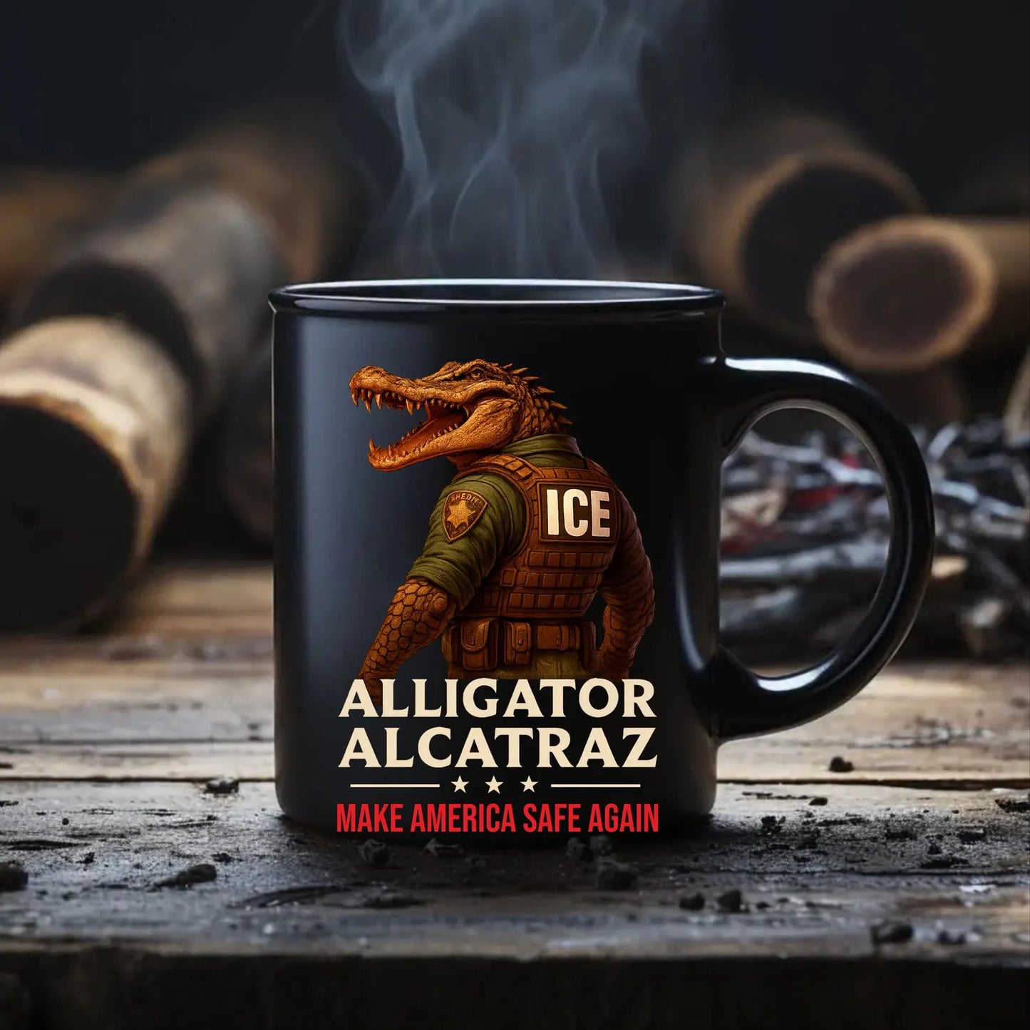 Alligator Alcatraz Funny Florida Everglades Mug