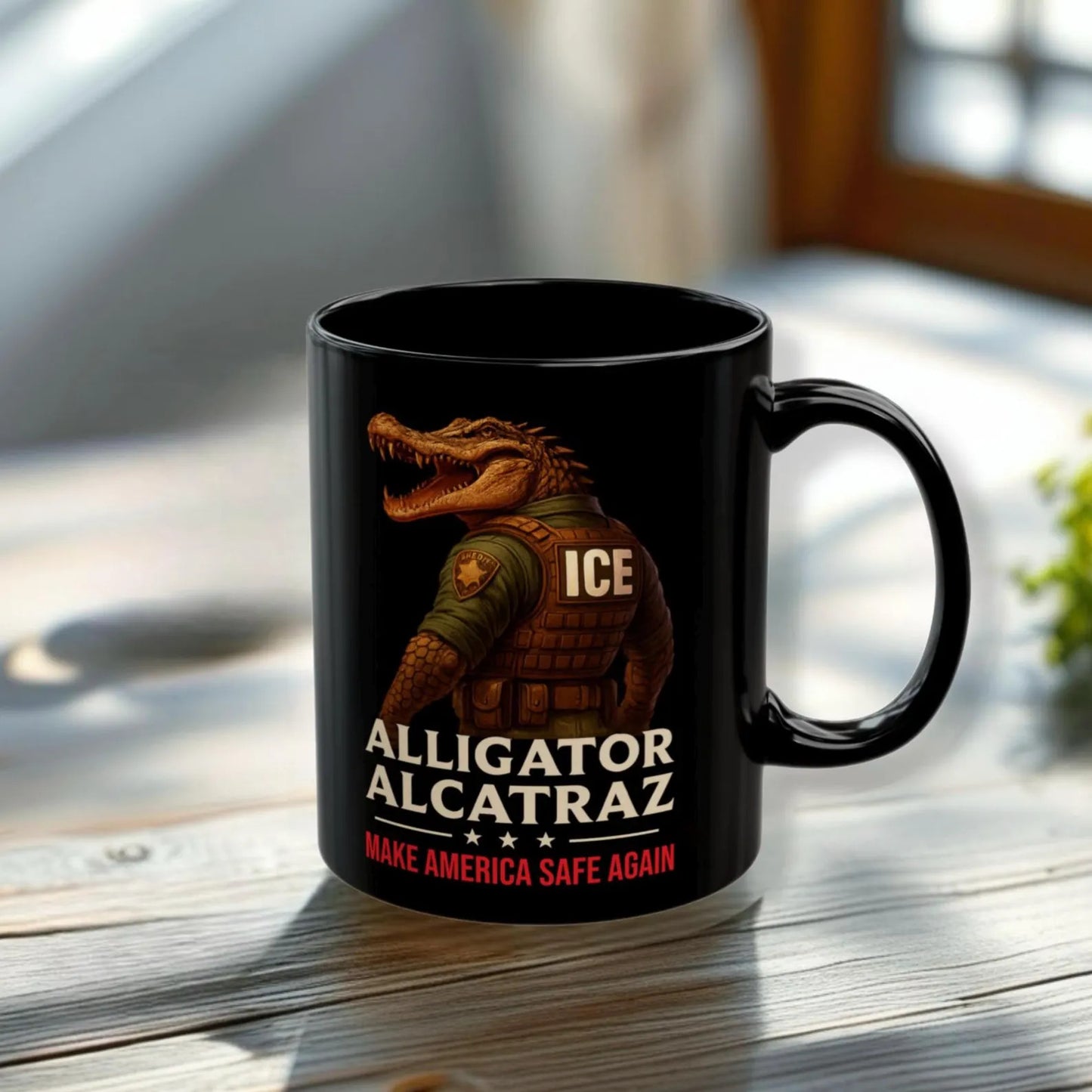 Alligator Alcatraz Funny Florida Everglades Mug