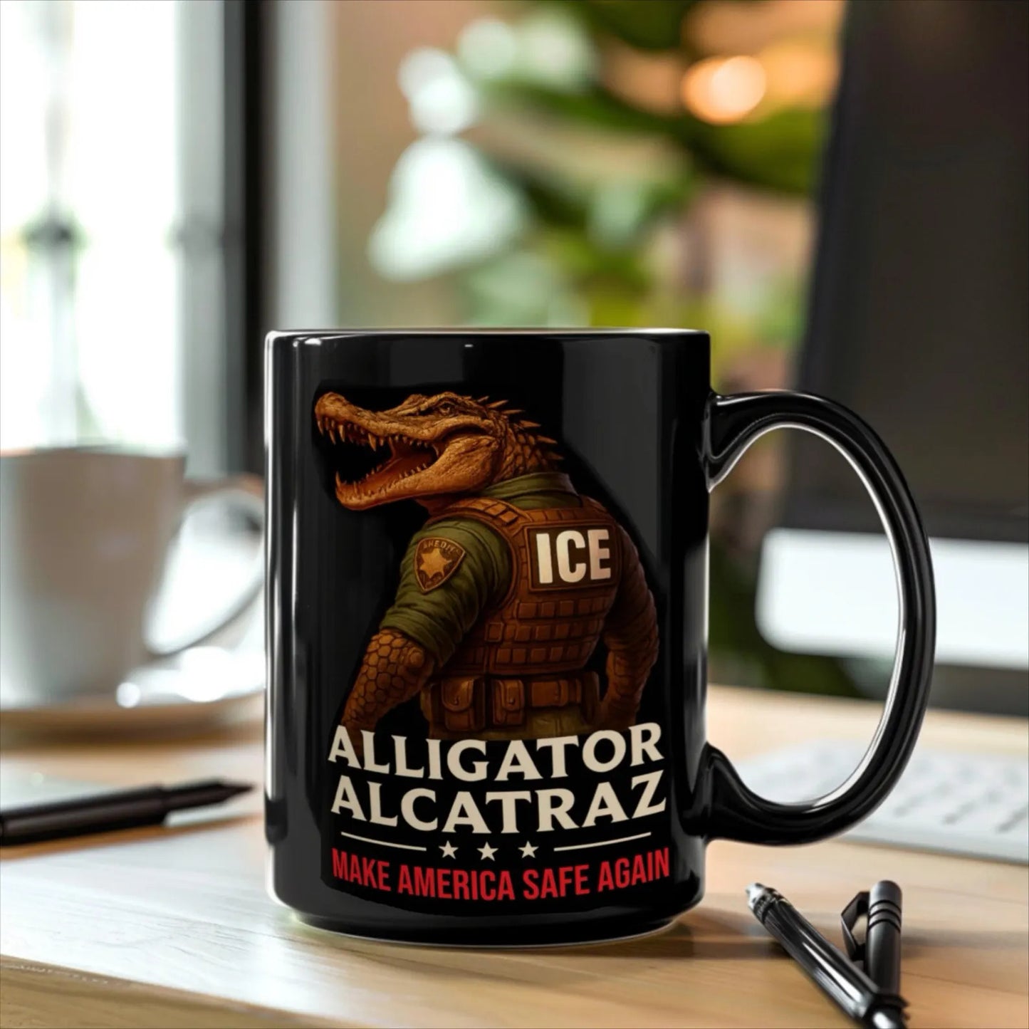 Alligator Alcatraz Funny Florida Everglades Mug