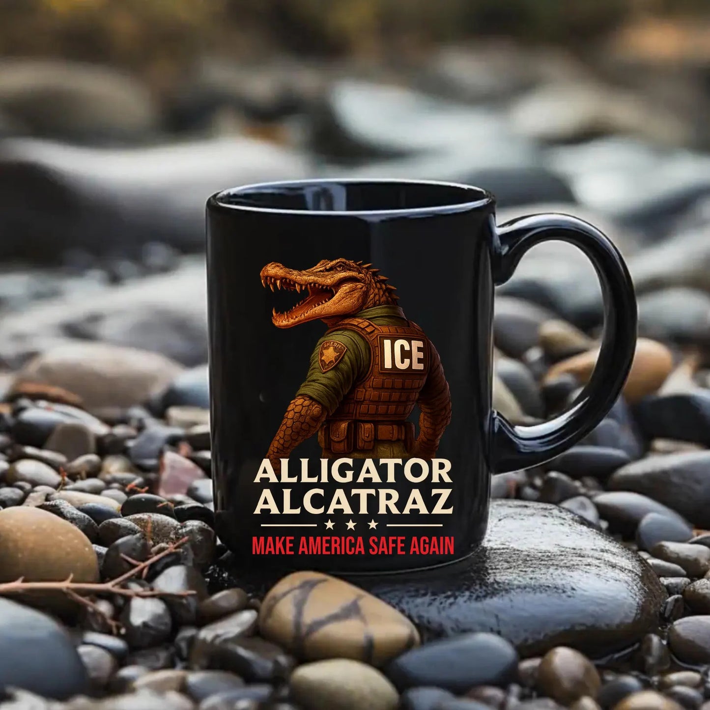 Alligator Alcatraz Funny Florida Everglades Mug