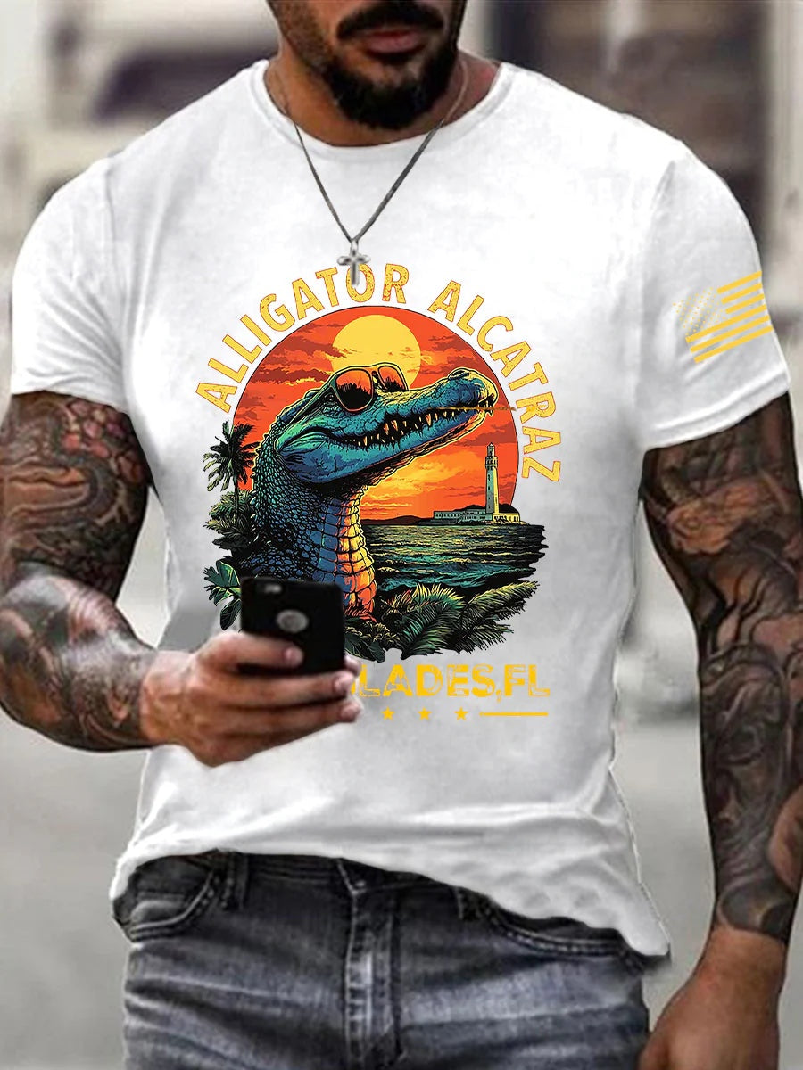Alligator Alcatraz Funny Florida Everglades