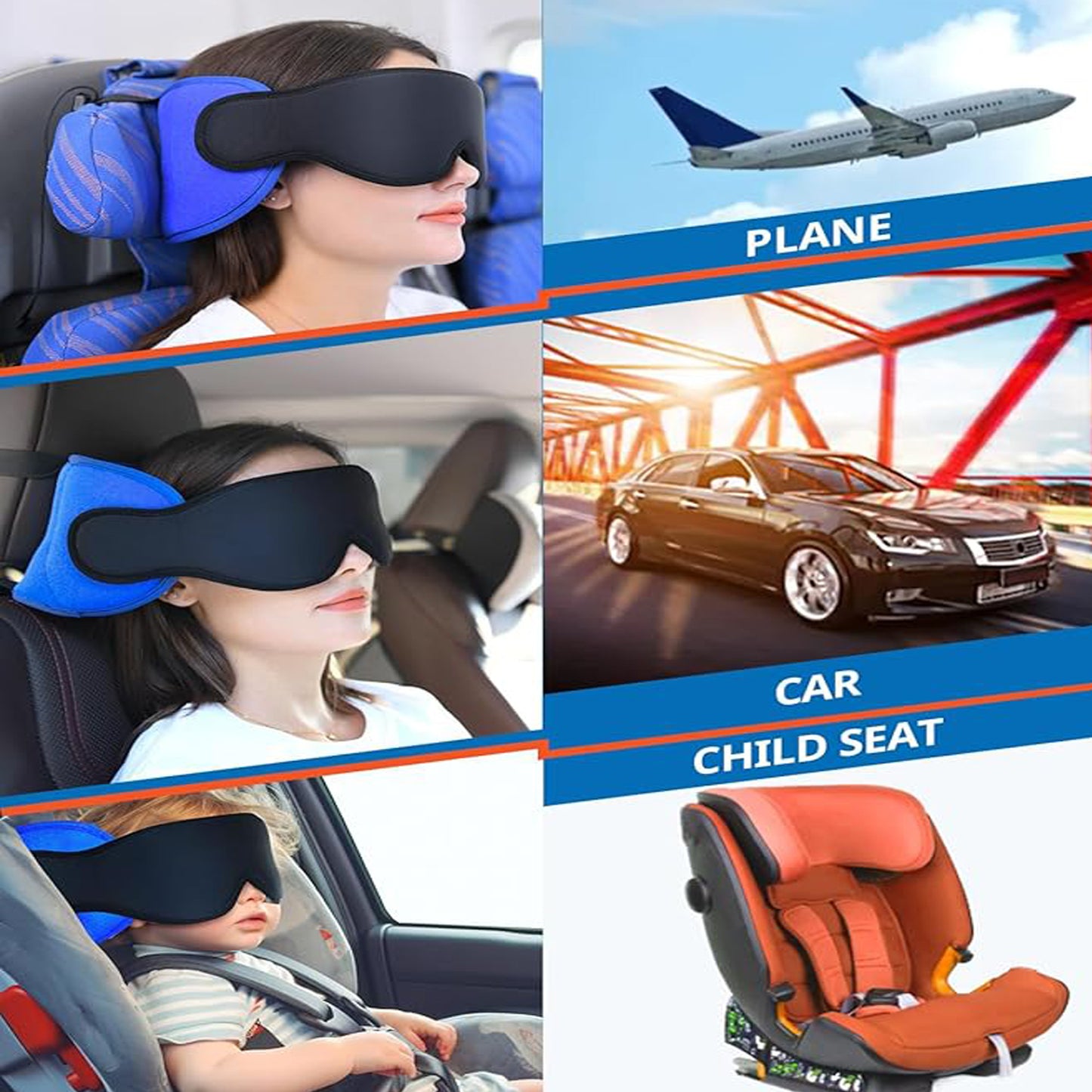 GADGETSTE® 360° COMFORT TRAVEL PILLOW