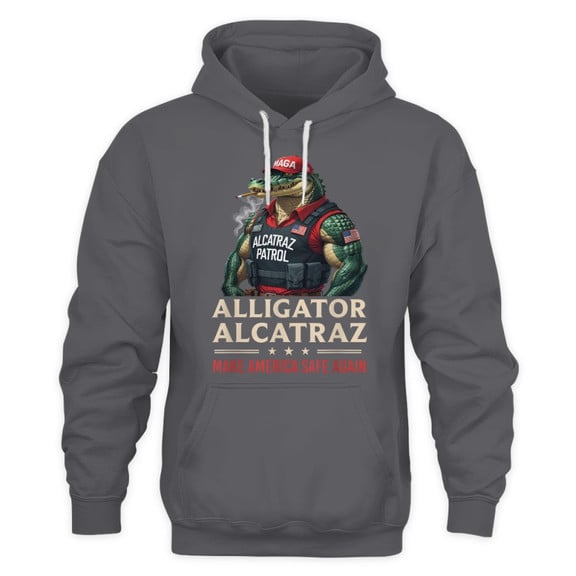 Alligator Alcatraz Funny Florida Everglades Dark Humor Maga Tee