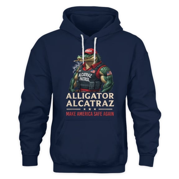Alligator Alcatraz Funny Florida Everglades Dark Humor Maga Tee