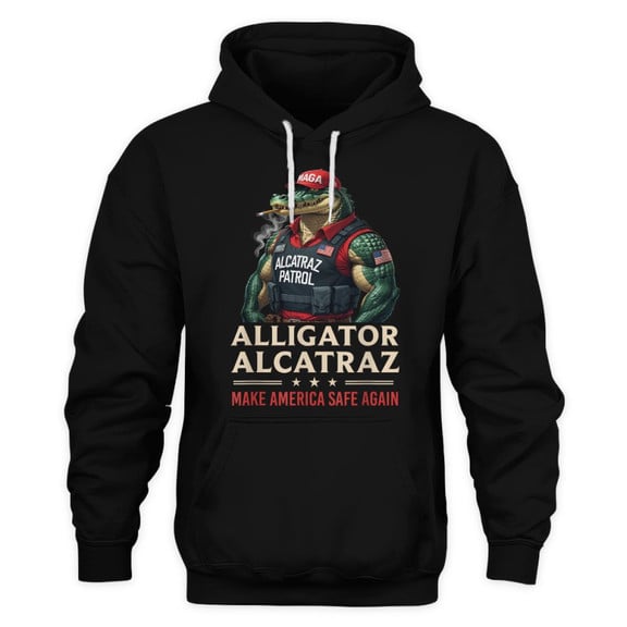 Alligator Alcatraz Funny Florida Everglades Dark Humor Maga Tee