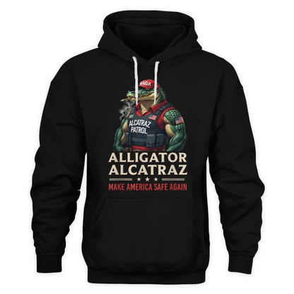 Alligator Alcatraz Funny Florida Everglades Dark Humor Maga Tee