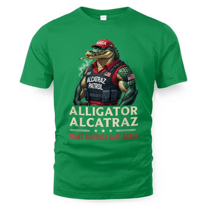 Alligator Alcatraz Funny Florida Everglades Dark Humor Maga Tee