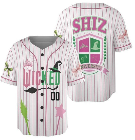 Wicked Movie Baseball Jersey, Wicked Musical Gift