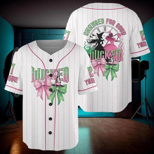 Wicked Movie Baseball Jersey, Wicked Musical Gift