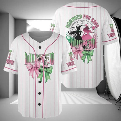 Wicked Movie Baseball Jersey, Wicked Musical Gift