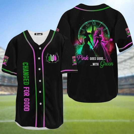 Wicked Movie Baseball Jersey, Wicked Musical Gift