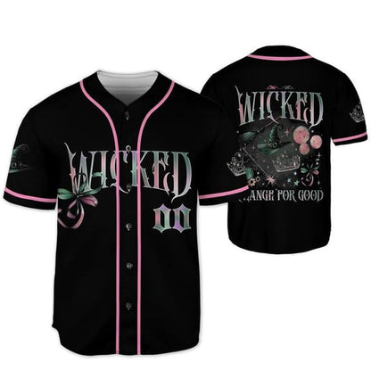 Wicked Movie Baseball Jersey, Wicked Musical Gift