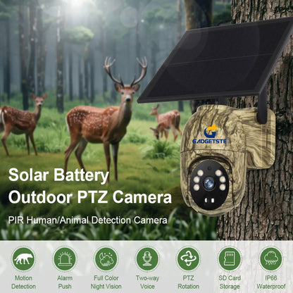 GADGETSTE® SOLARGUARD PRO 4G PTZ SECURITY CAMERA