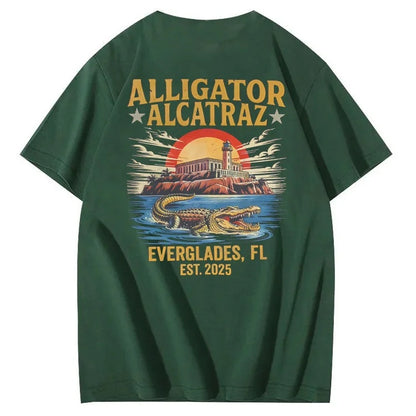 Alligator Alcatraz Tee – Funny Everglades Parody Shirt