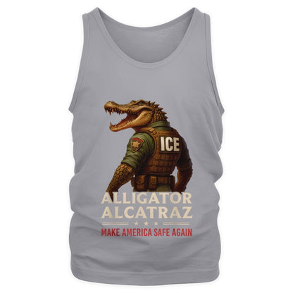 Alligator Alcatraz Funny Florida Everglades Dark Humor ICE  Tank