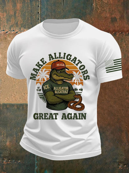 Alligator Alcatraz Tee – Funny Everglades Parody Shirt