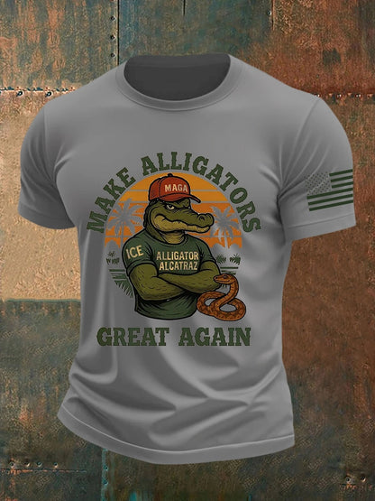 Alligator Alcatraz Tee – Funny Everglades Parody Shirt