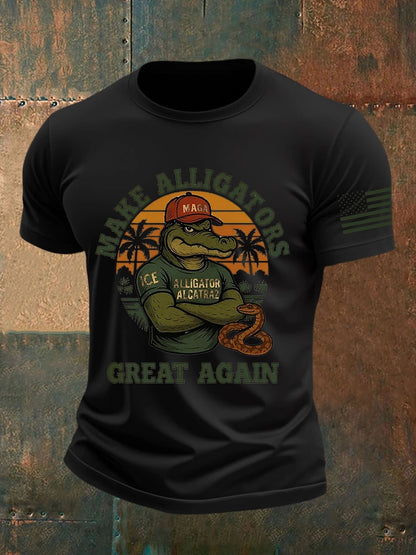 Alligator Alcatraz Tee – Funny Everglades Parody Shirt