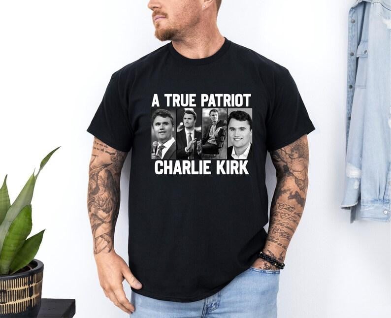 A True Patriot Charlie Kirk Shirt, Pray for Charlie Kirk Shirt
