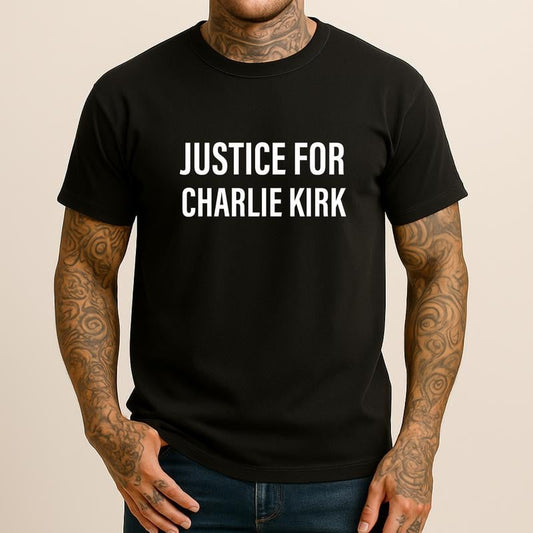 Justice for Charlie Kirk Tee