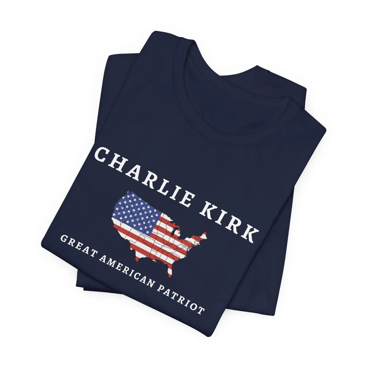 Charlie Kirk Tribute Shirt, Great American Patriot Top