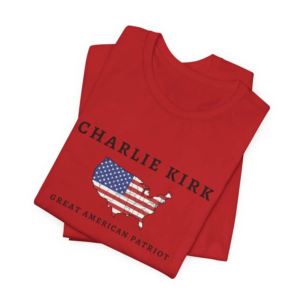 Charlie Kirk Tribute Shirt, Great American Patriot Top
