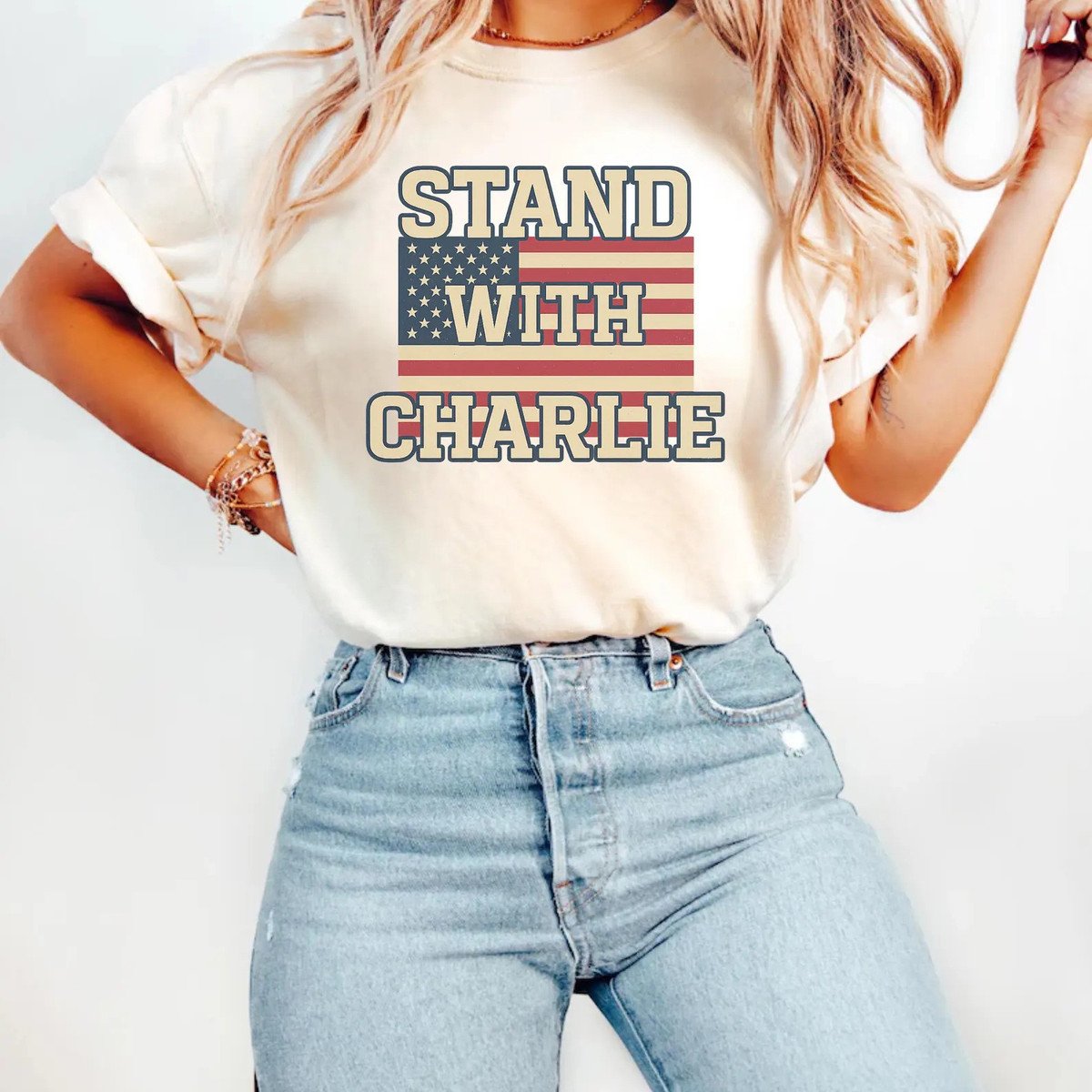 Stand With Charlie Kirk Shirt