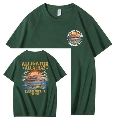 Alligator Alcatraz Tee – Funny Everglades Parody Shirt