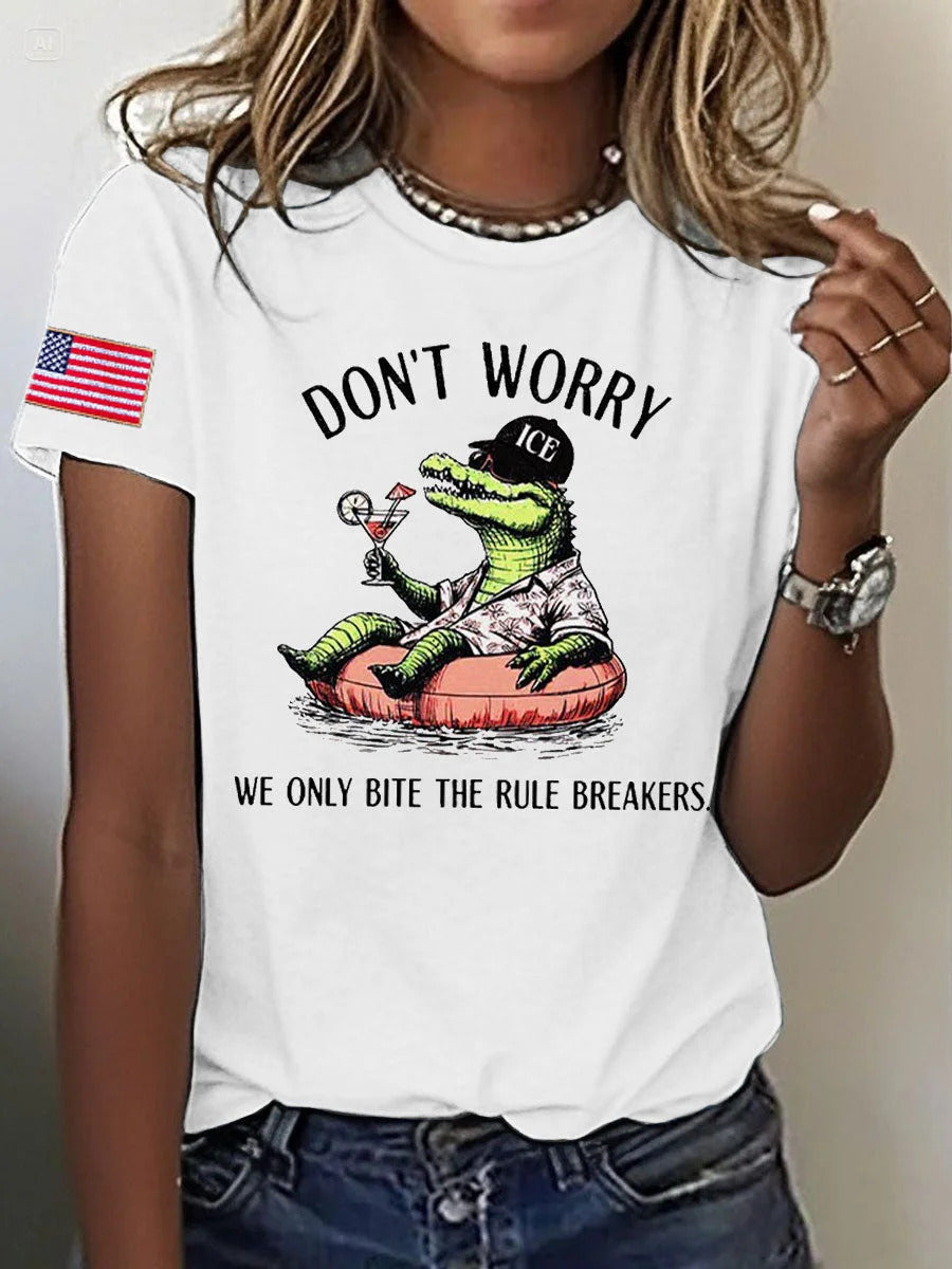 Alligator Alcatraz Funny Florida Everglades T-shirt