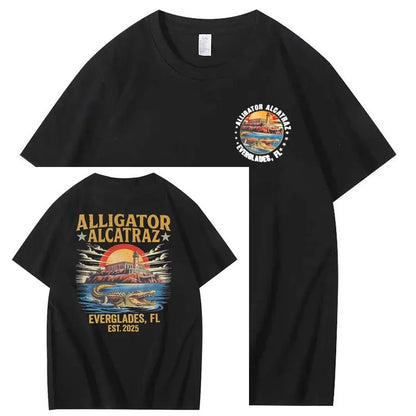 Alligator Alcatraz Tee – Funny Everglades Parody Shirt