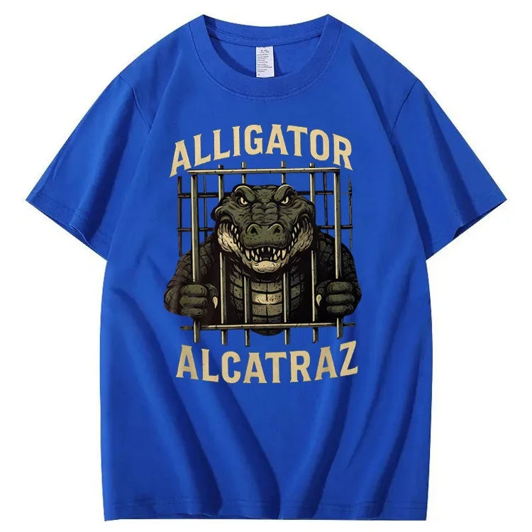 Alligator Alcatraz Tee – Funny Everglades Parody Shirt