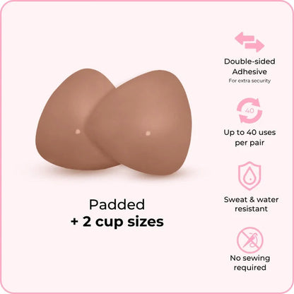 Gadgetste® LiftUp™ Sticky Bra Inserts – Instant Push-Up Confidence