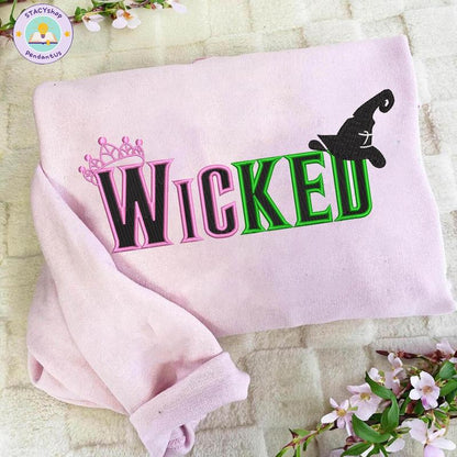 Embroidered Side Bow Sweatshirt, Hoodie