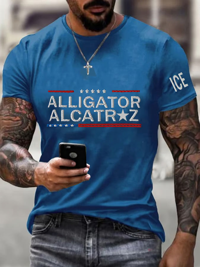 Alligator Alcatraz Funny Florida Everglades T-shirt