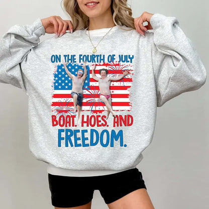 On The Fourth Of July Boats Hoes And Freedom Parody Step Brothers  Shirt
