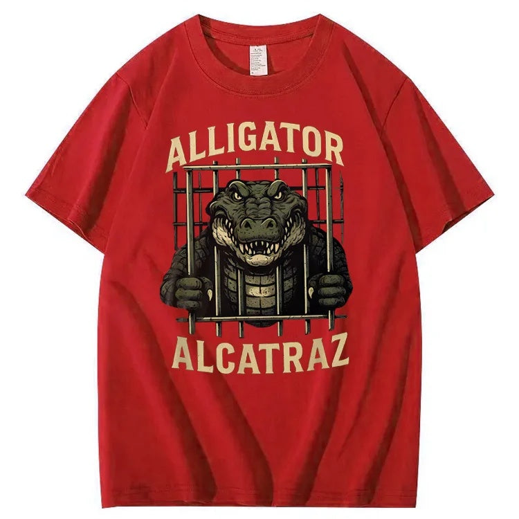 Alligator Alcatraz Tee – Funny Everglades Parody Shirt