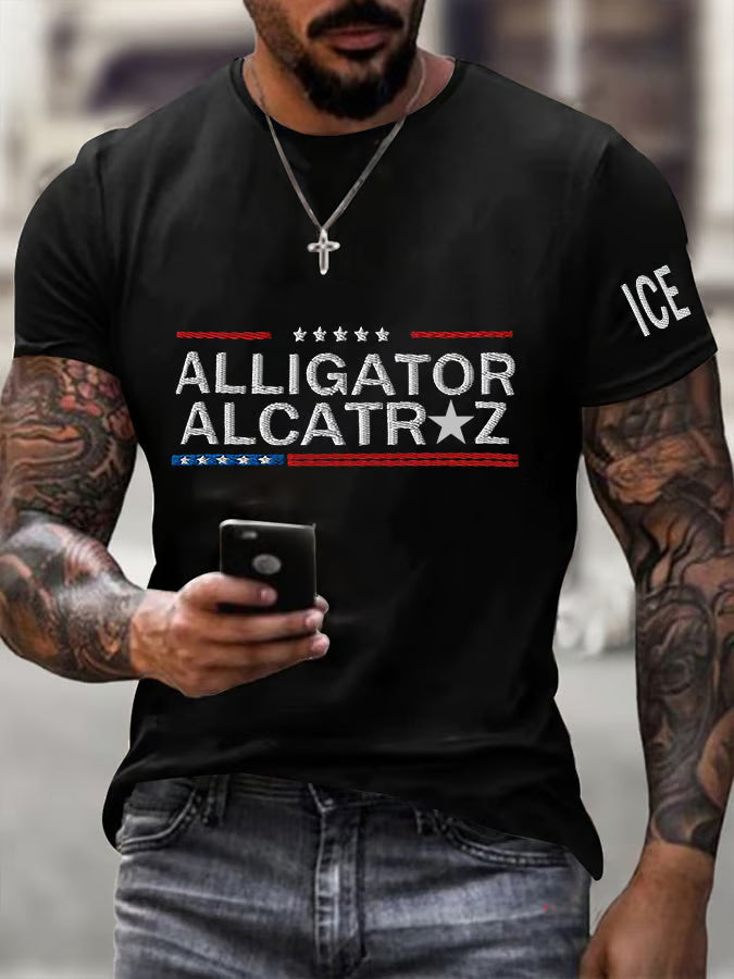 Alligator Alcatraz Funny Florida Everglades T-shirt