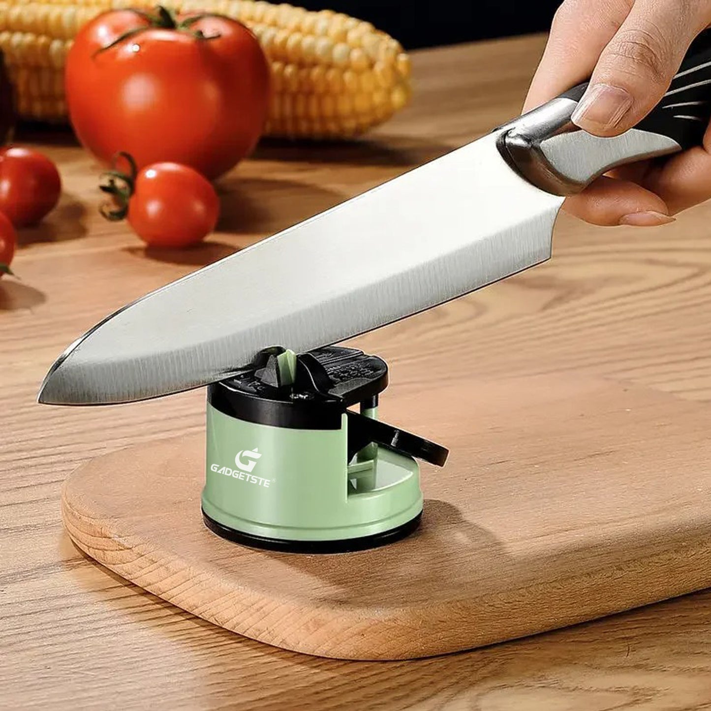 GADGETSTE® POWERGRIP KNIFE SHARPENER