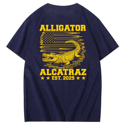 Alligator Alcatraz Funny Florida Everglades Dark Humor Te