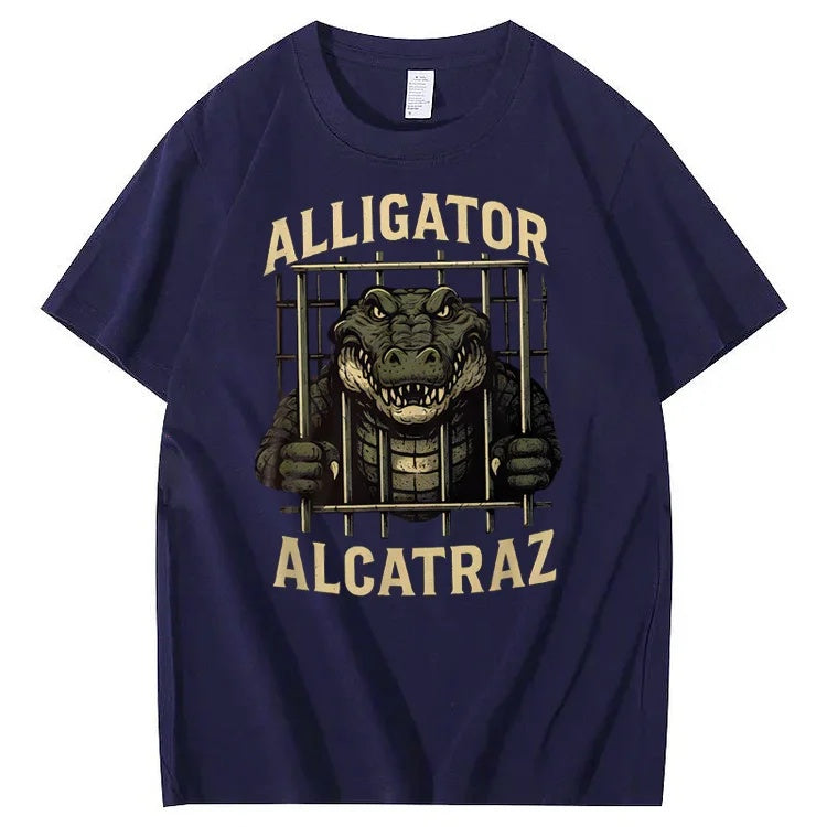Alligator Alcatraz Tee – Funny Everglades Parody Shirt