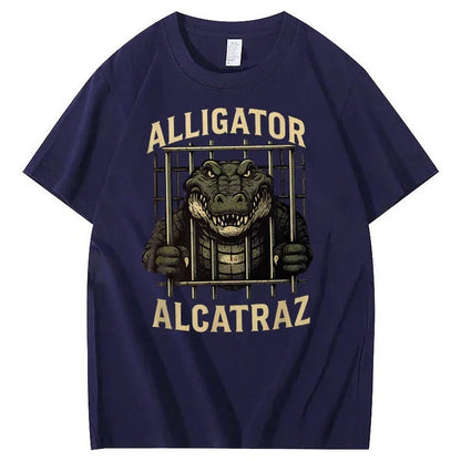 Alligator Alcatraz Tee – Funny Everglades Parody Shirt