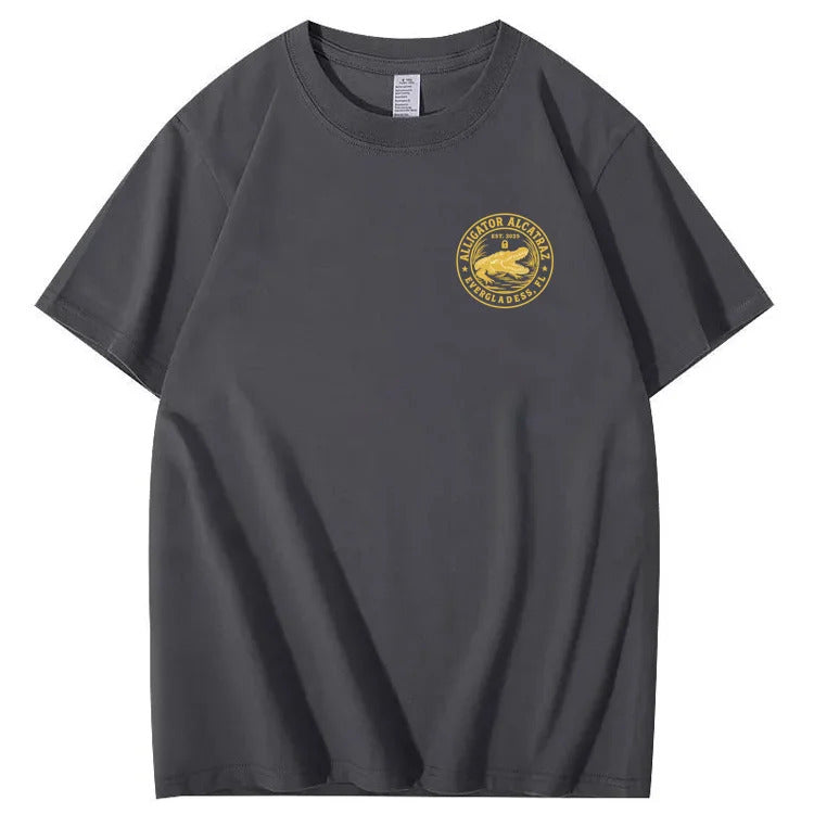 Alligator Alcatraz Funny Florida Everglades Dark Humor Te