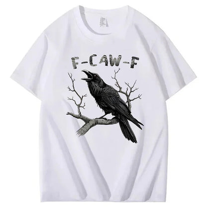 Black Crow, F Caw F Funny Black Bird T Shirt