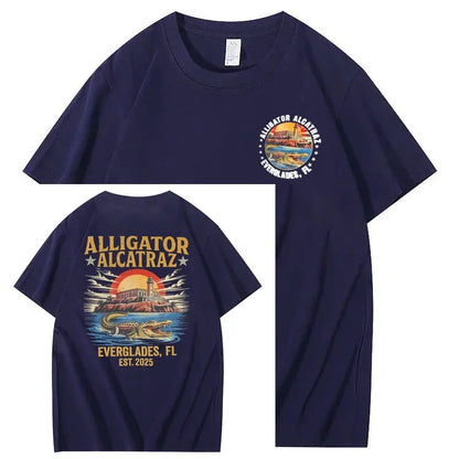 Alligator Alcatraz Tee – Funny Everglades Parody Shirt