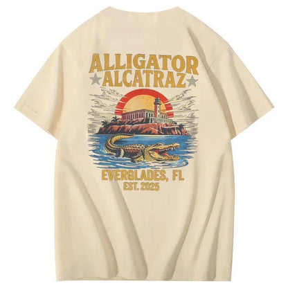 Alligator Alcatraz Tee – Funny Everglades Parody Shirt