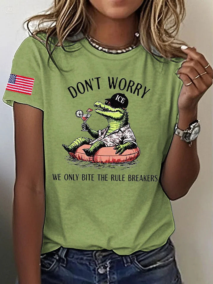 Alligator Alcatraz Funny Florida Everglades T-shirt