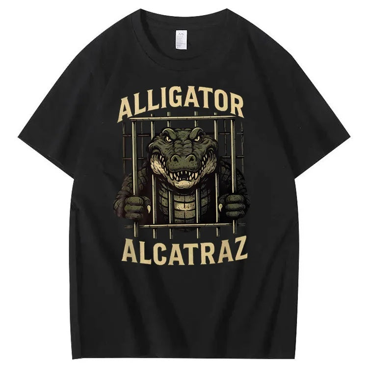 Alligator Alcatraz Tee – Funny Everglades Parody Shirt