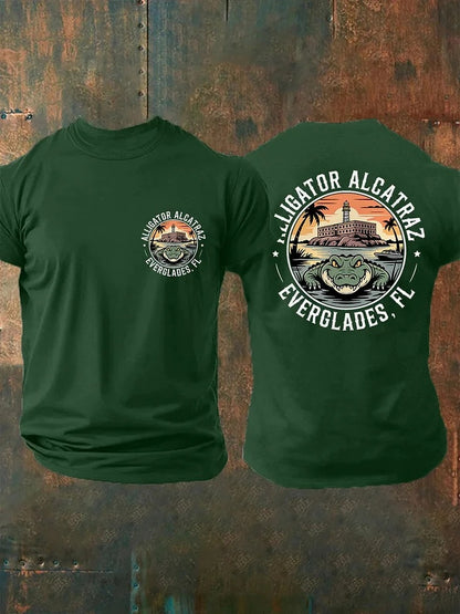 Alligator Alcatraz Two-Sided T Shirt